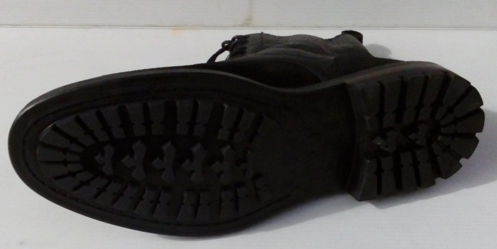 Nº42 Bota Preta Pela Camurça Nova Made in Portugal
