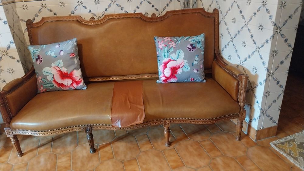 Canapé sofá vantagem castanho