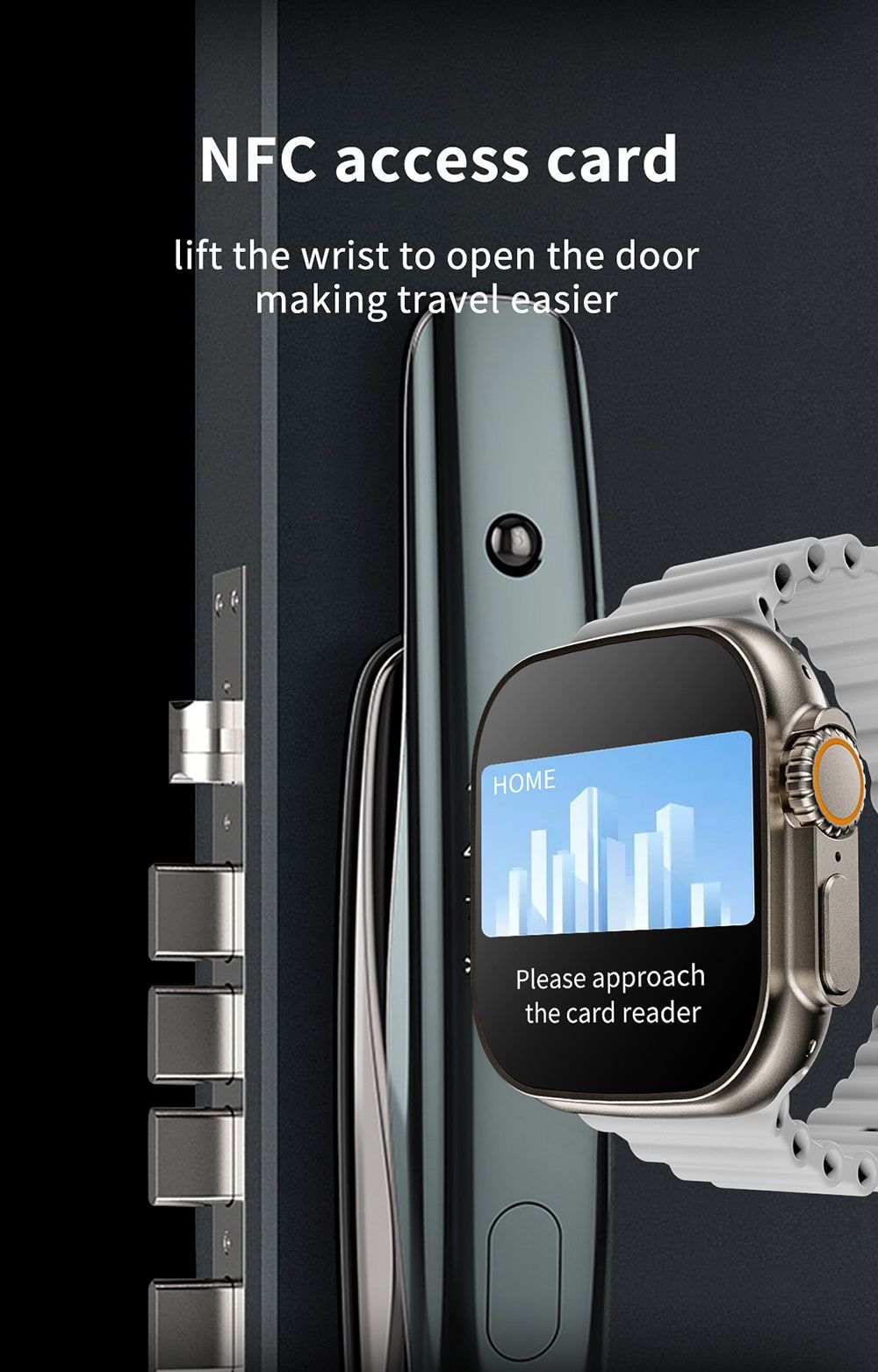 Smartwatch Ultra - Faça e Receba chamadas com Estilo