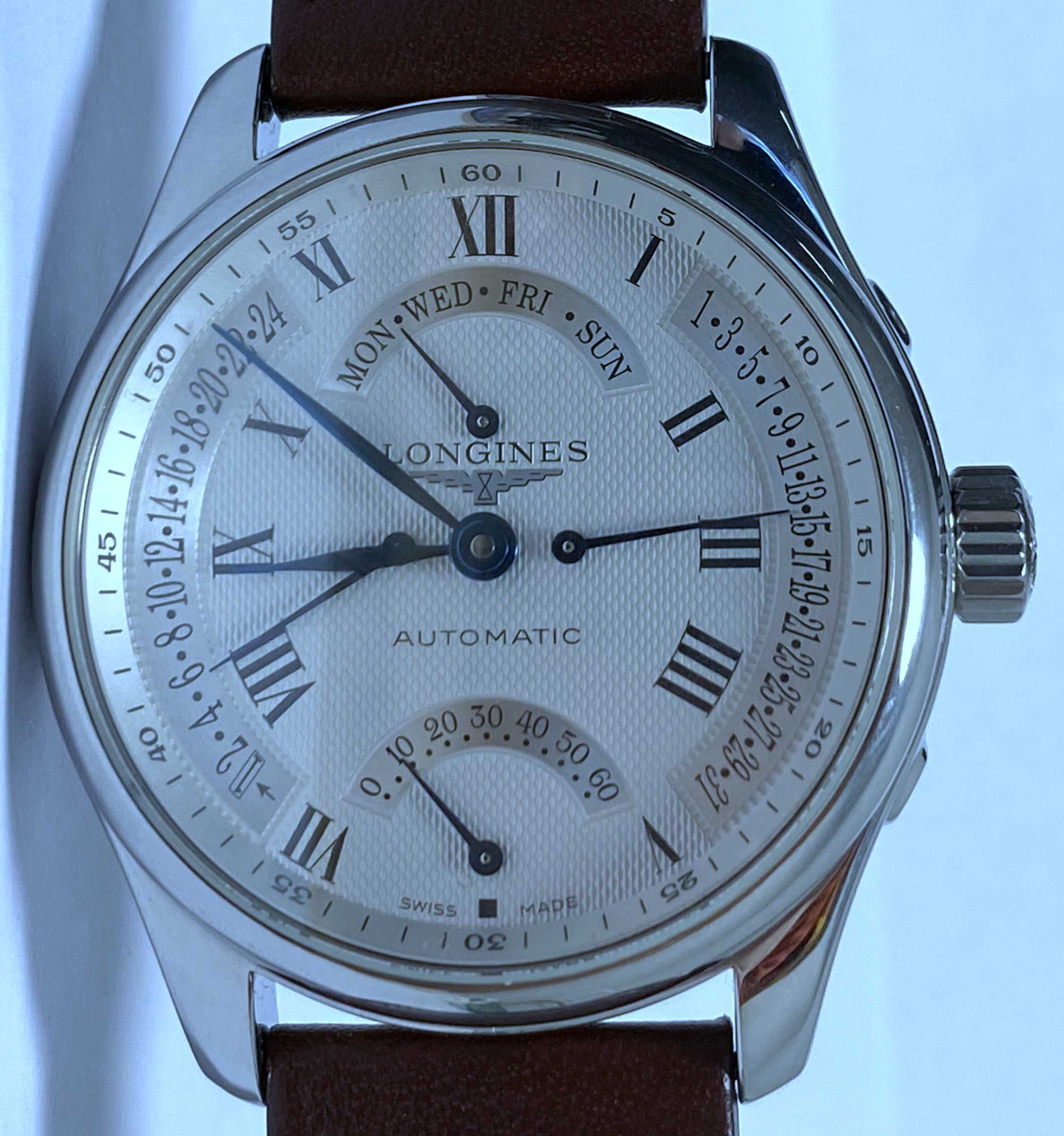 Zegarek męski Longines Master Collection Retrograde Automatic L2.717.4
