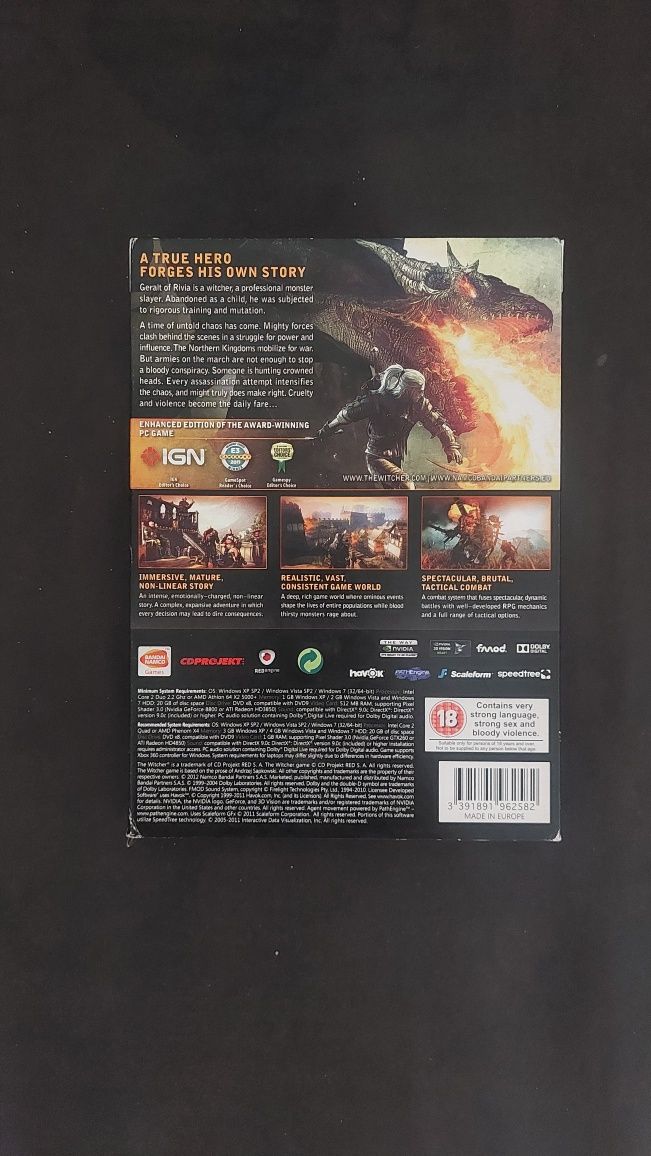 Gra Na Komputer PC Wiedźmin 2