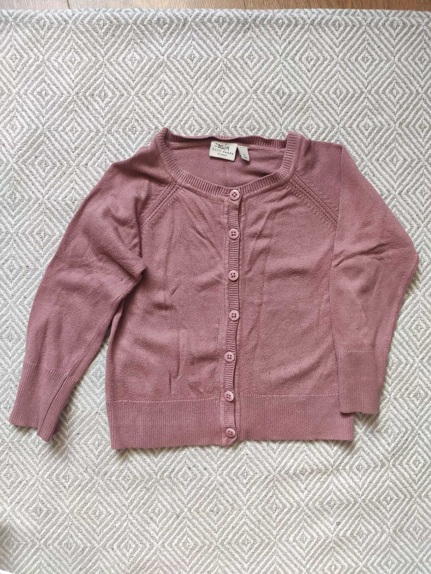 Brązowy sweter rozmiar 104 dla dziewczynki
