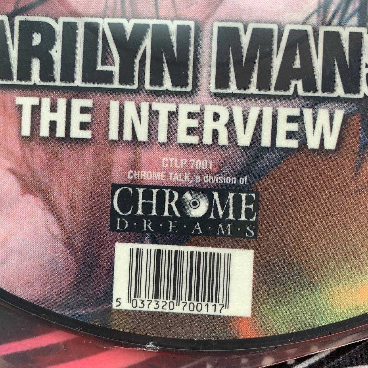 LP NM Marilyn Manson – The Interview (10", 33 ⅓ RPM, Picture Disc)