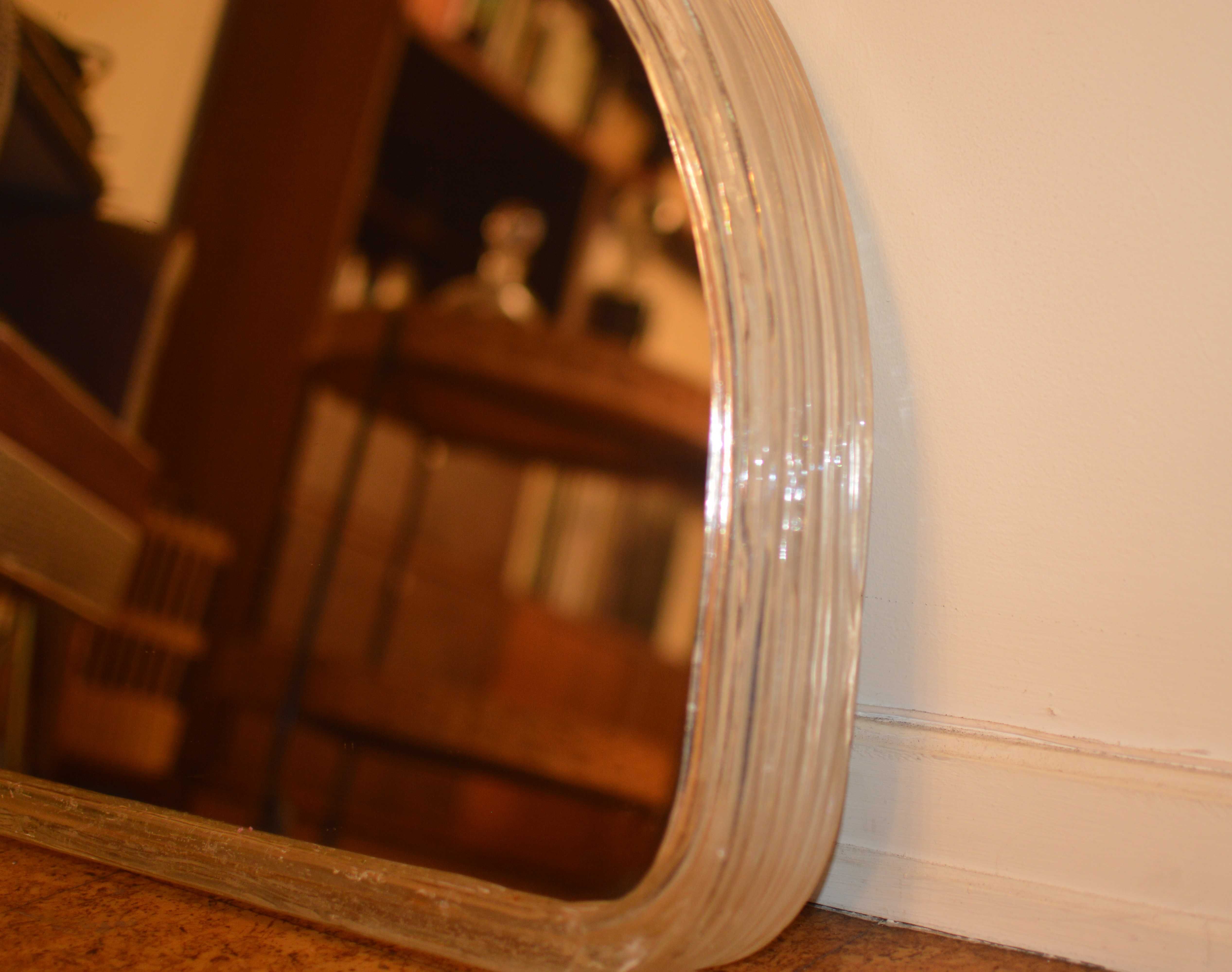 Espelho iluminado alemão. Vintage Hillebrand Mirror midcentury