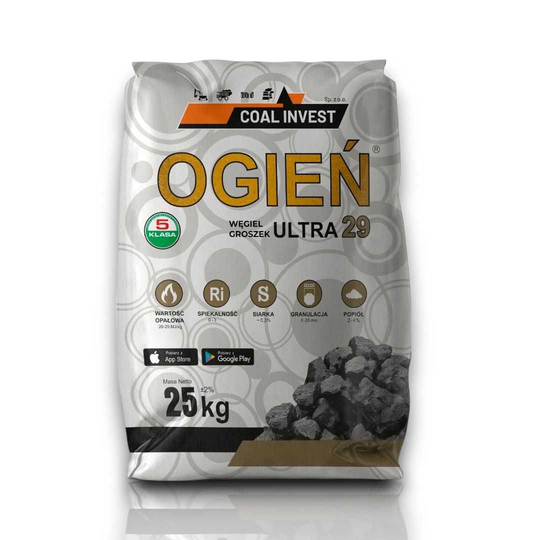 Węgiel Groszek Ekogroszek OGIEŃ Ultra 29!!!