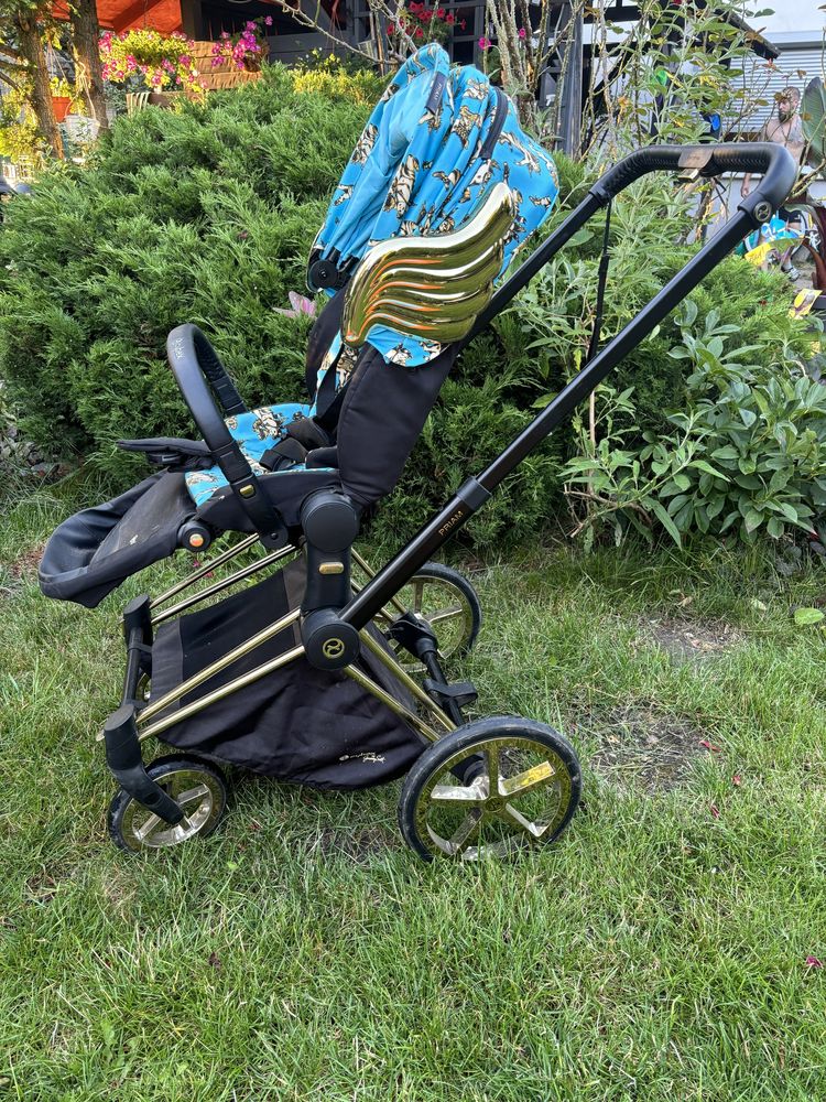 Wozek  Cybex Priam 1.0 Wózek Spacerowy By Jeremy Scott Cherub Blue