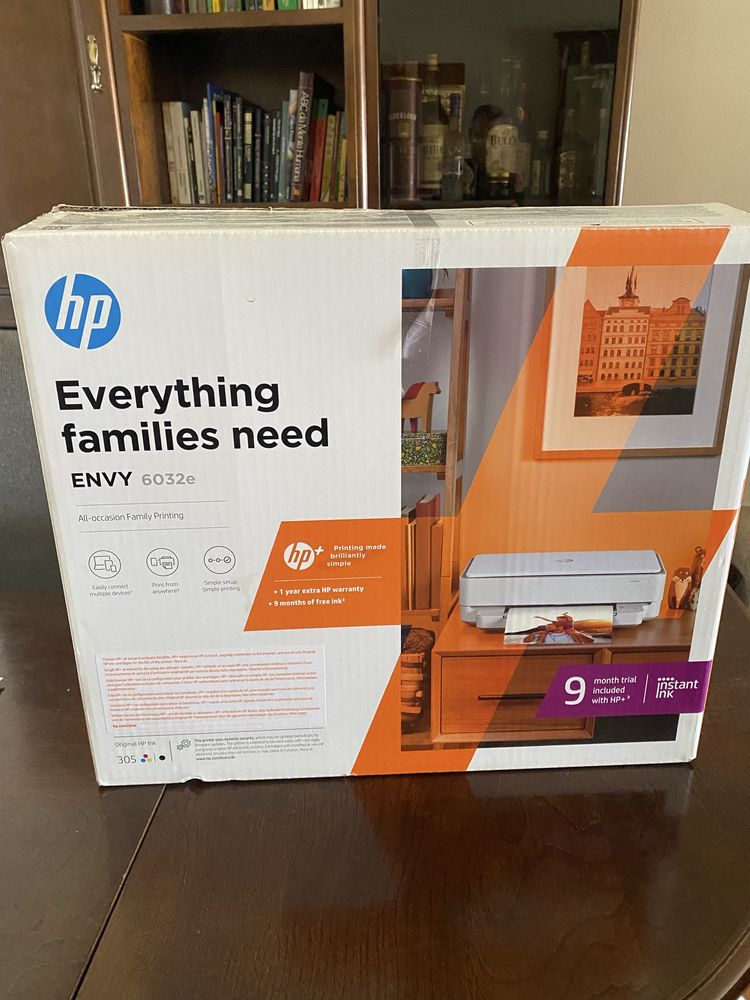 Impressora multifunções HP Envy 6032e, sem fios.
