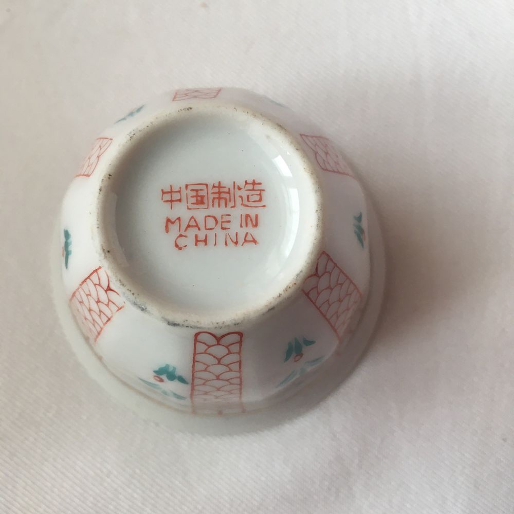 Taça de porcelana