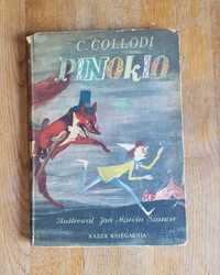 Książka C. Collodi PINOKIO z 1954 r.