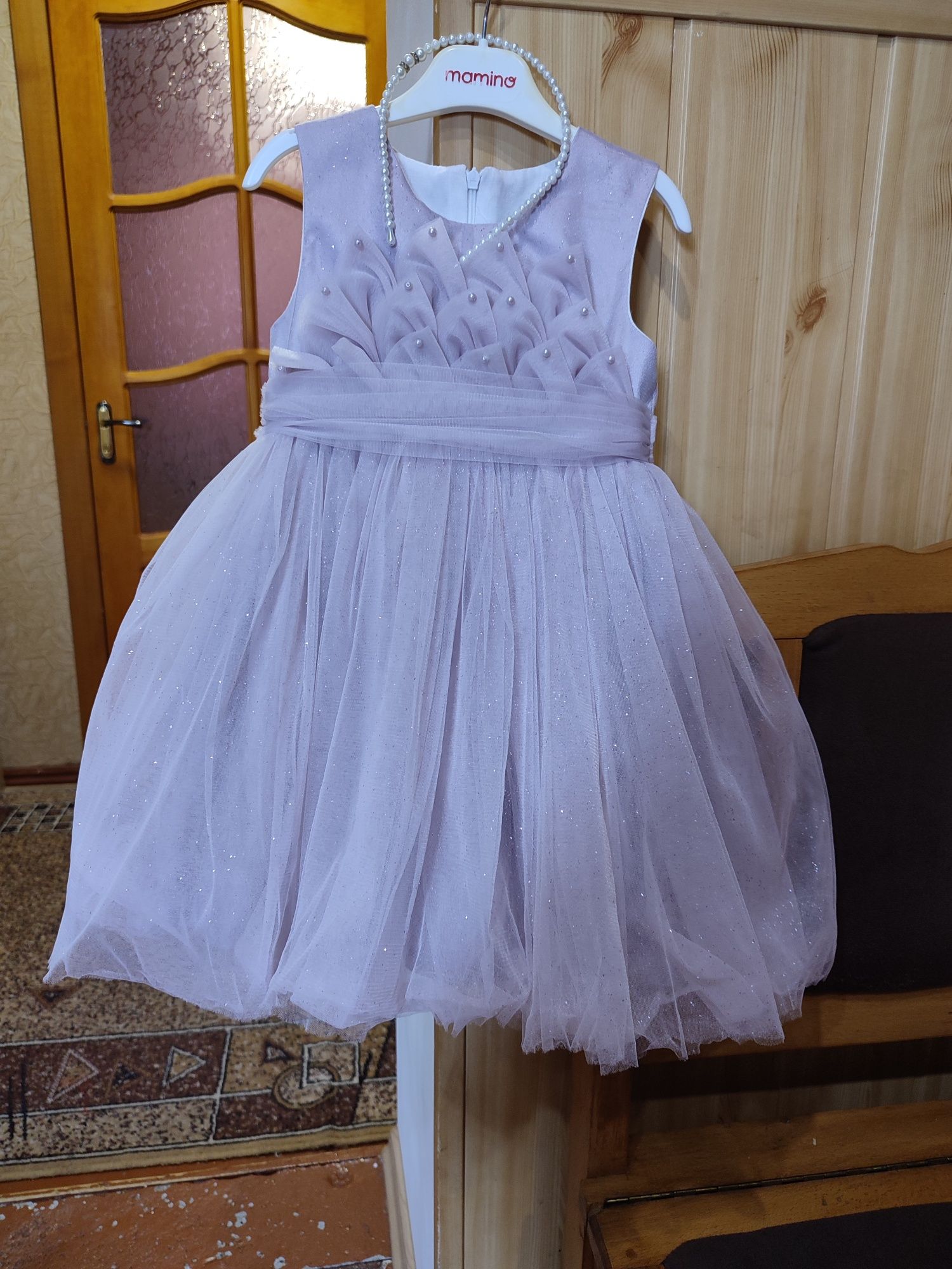 Шикарное фирменное платье, девочка, р.110 , MISS LUCIA