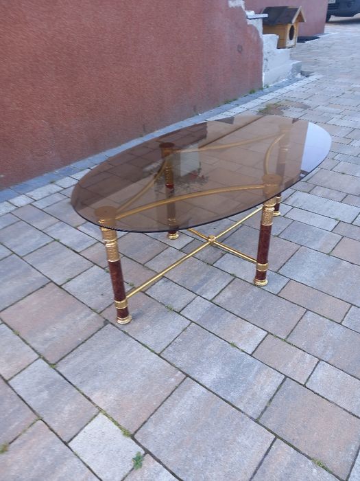 Szklany Stolik kawowy ława.