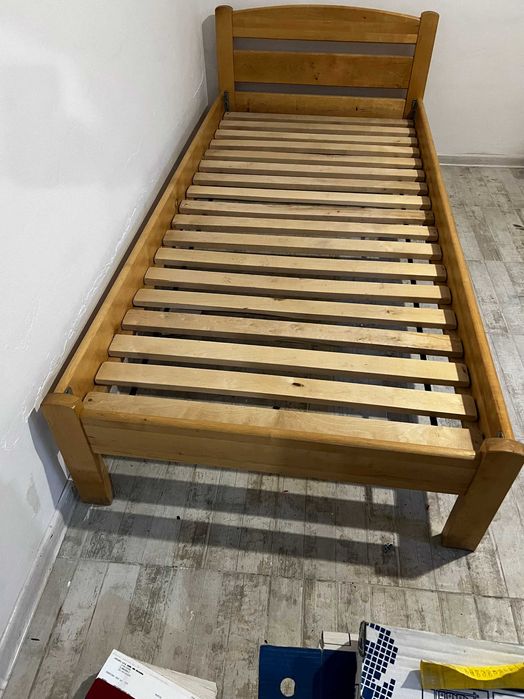 ŁÓŻKO drewniane 90x200