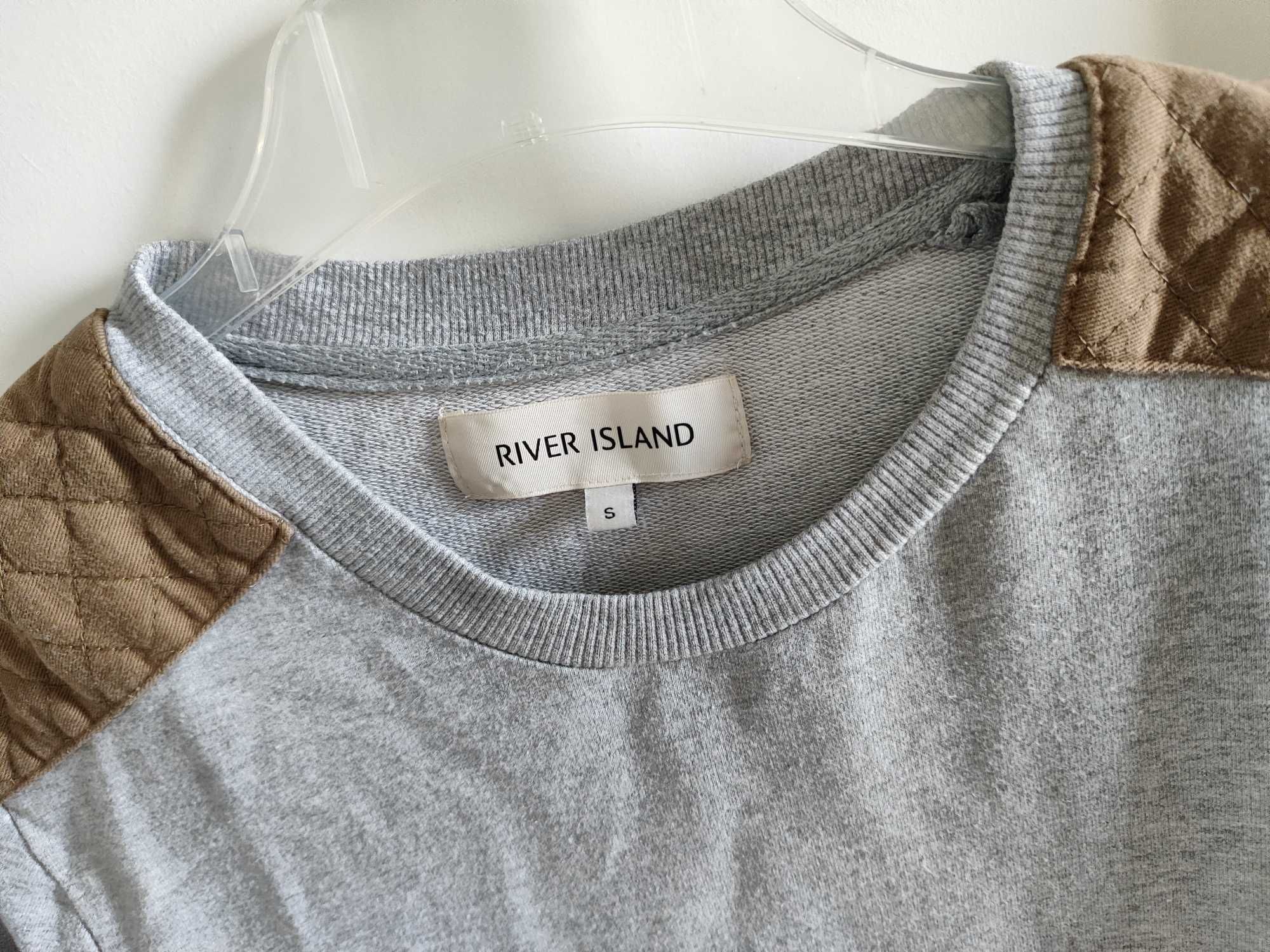 Bluza szara męska/chłopięca młodzieżowa River island rozm. S