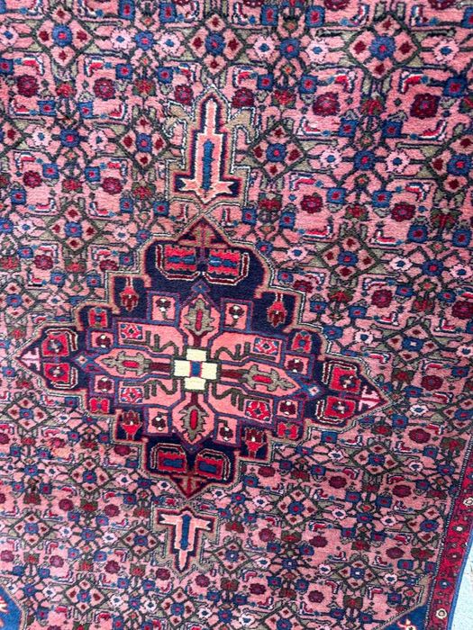 Dywan vintage wełniany r.tkany perski Hamadan 235x115 galeria 6 tyś