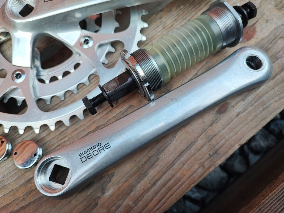 Korba rowerowa Shimano Deore DX MT60 170mm + Tange Retro MTB