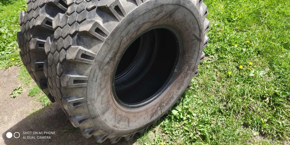 Opony 14,5-20 MITAS 12PR 136G całe zdrowe od koparka do przyczepy moc