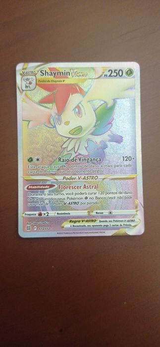 Vendo carta pokémon shayminV Astro