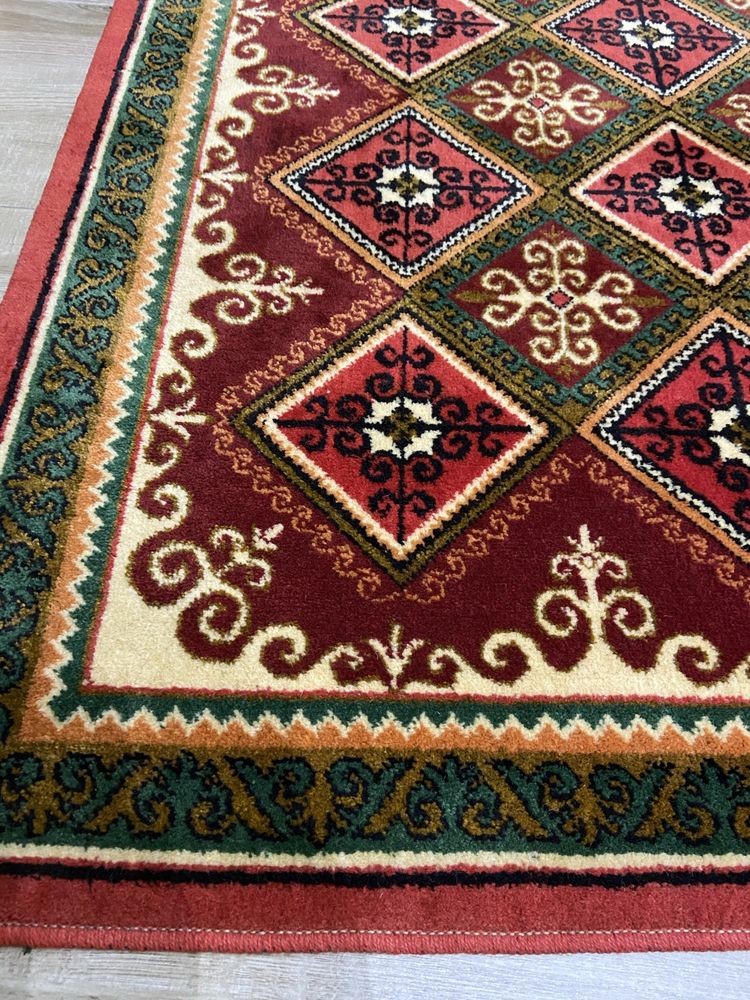 Ковер шерсть, 2 м*1,4м , килим чиста вовна, палас, ковровое покрытие
