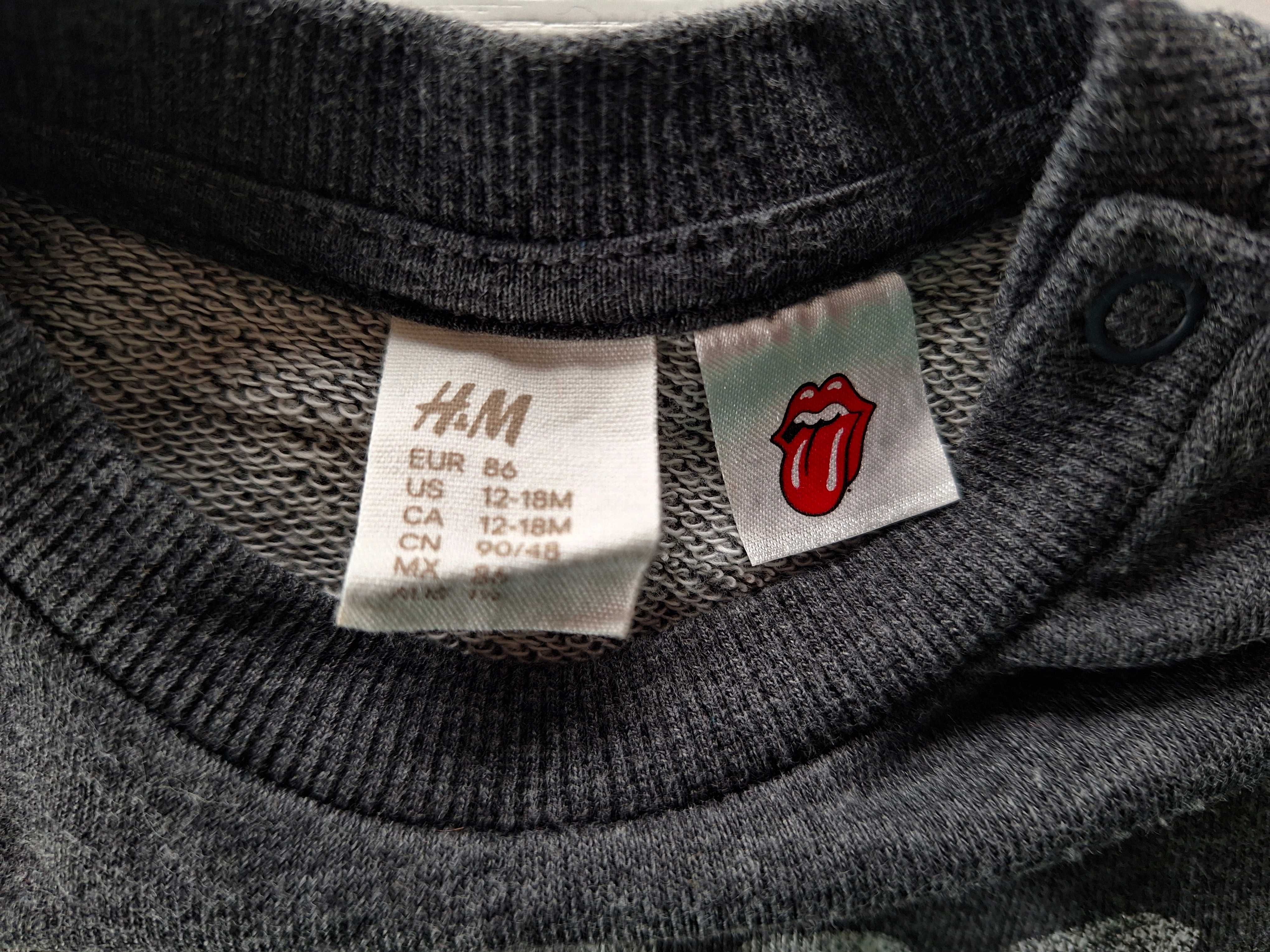 Bluza H&M The Rolling Stones r.86, 12-18