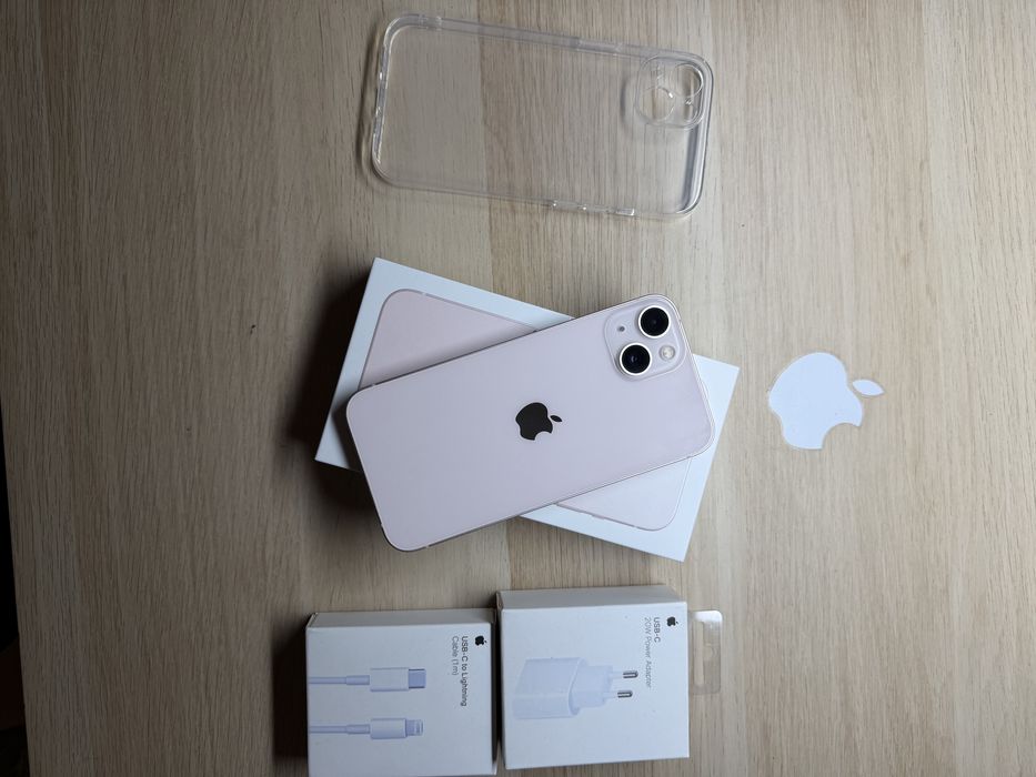 iPhone 13 256gb różowy bateria 100% komplet