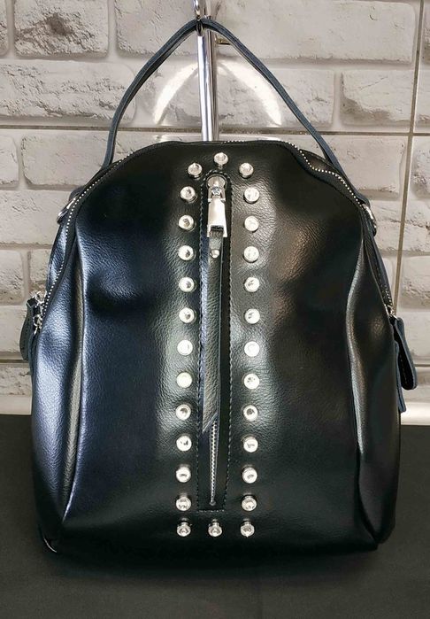 Шикарный кожаный рюкзак