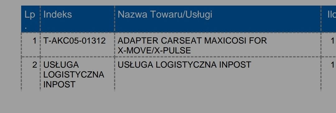 X-lander adaptery do fotelika wózka MaxiCosi do X-Pulse X-Move