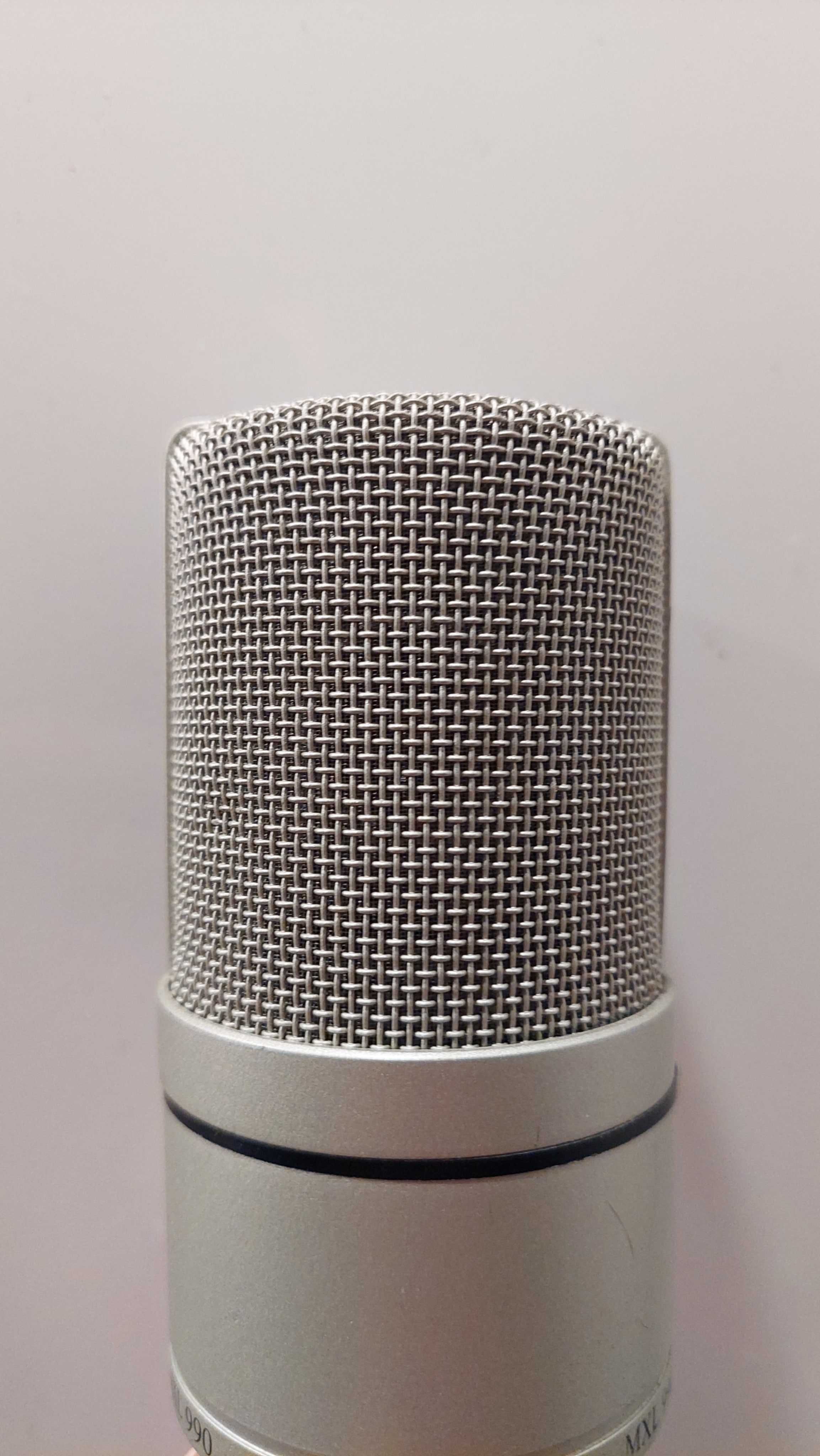 Mikrofon pojemnościowy MXL 990 + cały zestaw (uchwyty/popfilter)