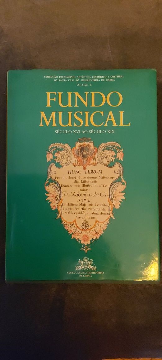 Livro "Fundo Musical: Século XVI ao Século XIX