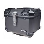 Kufer motocyklowy AWINA 45L 43.5X38X34CM TITANIUM w stylu adventure