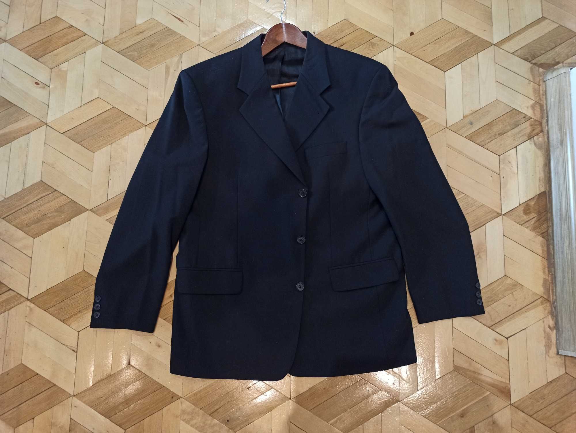 Garnitur czarny męski 2-częściowy 50/180 XL