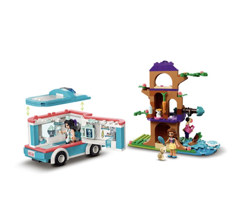 Lego Ambulância da clínica veterinária 41445 - novo selado