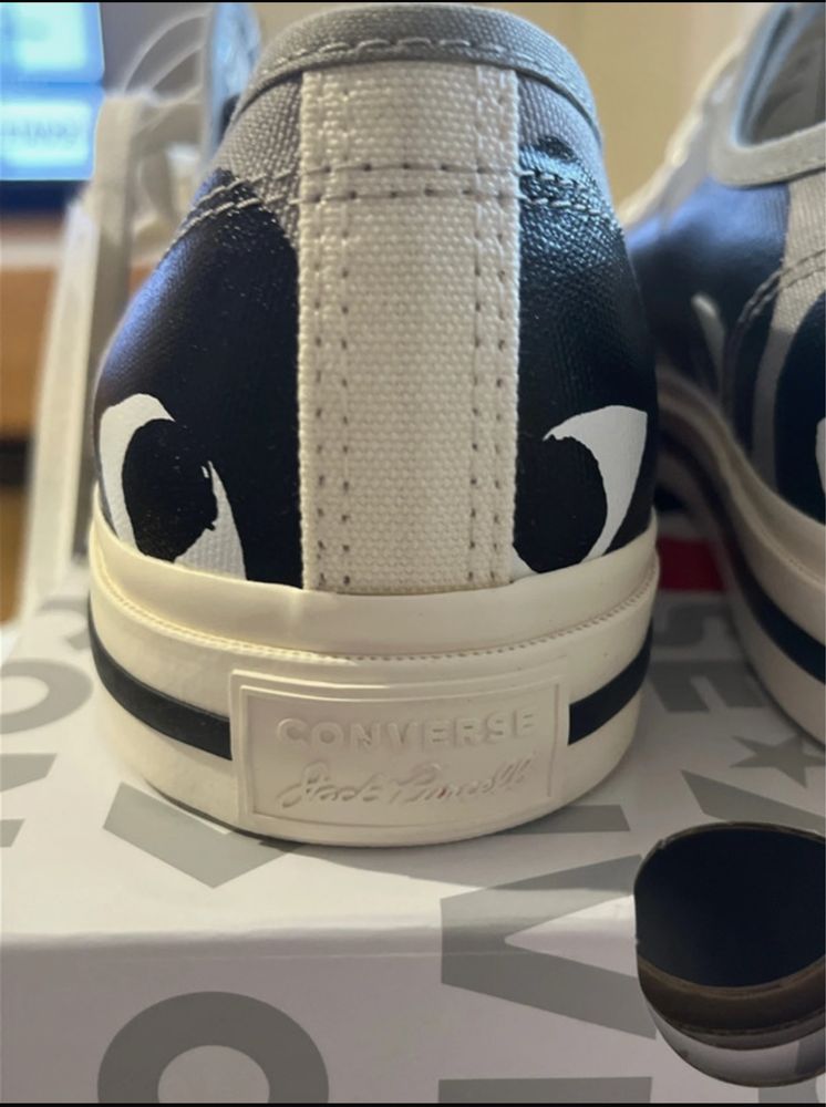 Ténis Converse Play Comme dês Garçons, unisex