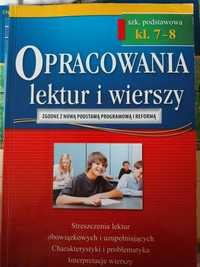 Opracowania lektur i wierszy klasa 7 i 8