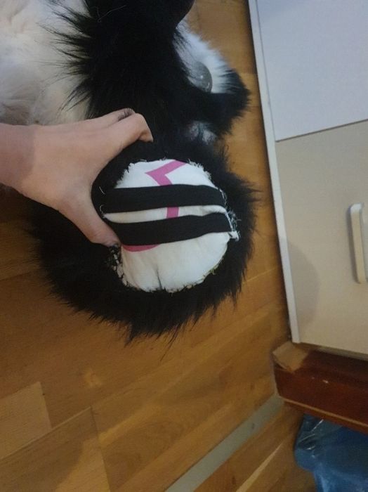 Furry fursuit dino maska