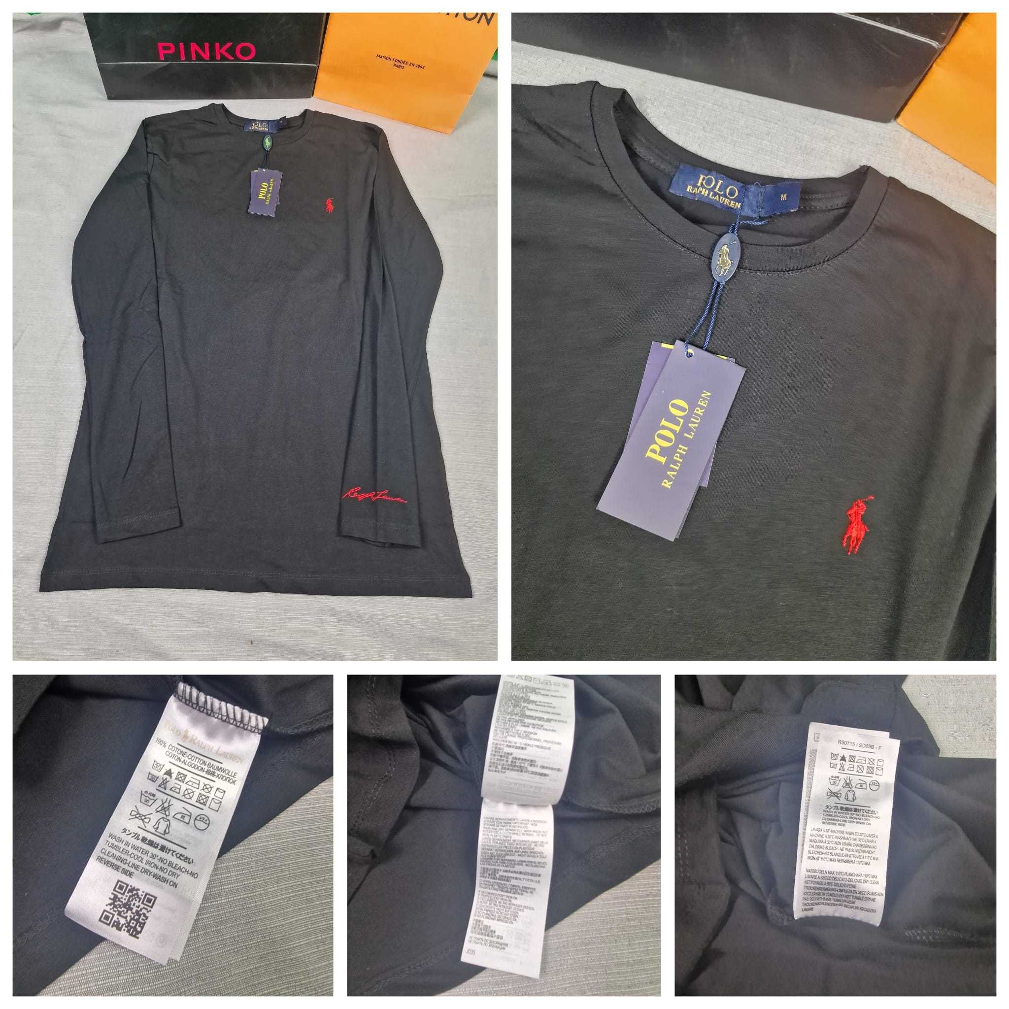 Koszulka męska longsleeve Karl Lagerfeld Hugo Boss Armani koszulki