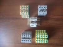 Клемники, розетка 16/25 250V на DIN - рейку.