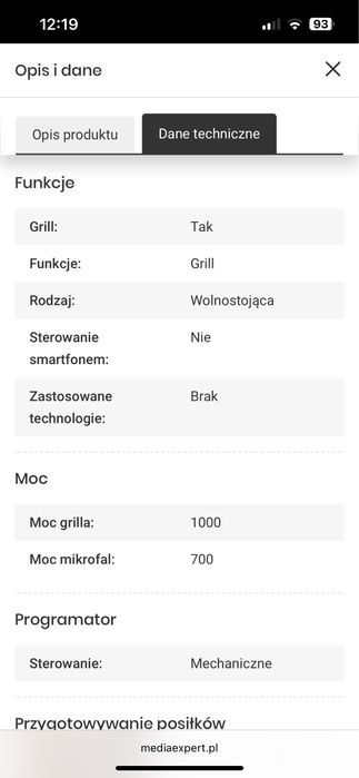 Kuchenka mikrofalowa / milrofalówka Zelmer