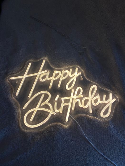 Tło do ścianki balonowej + neon