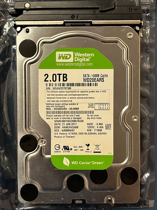 Serwer NAS NETGEAR ReadyNas 31400 4Gb RAM + 2xWD Green 2Tb stan B. D.