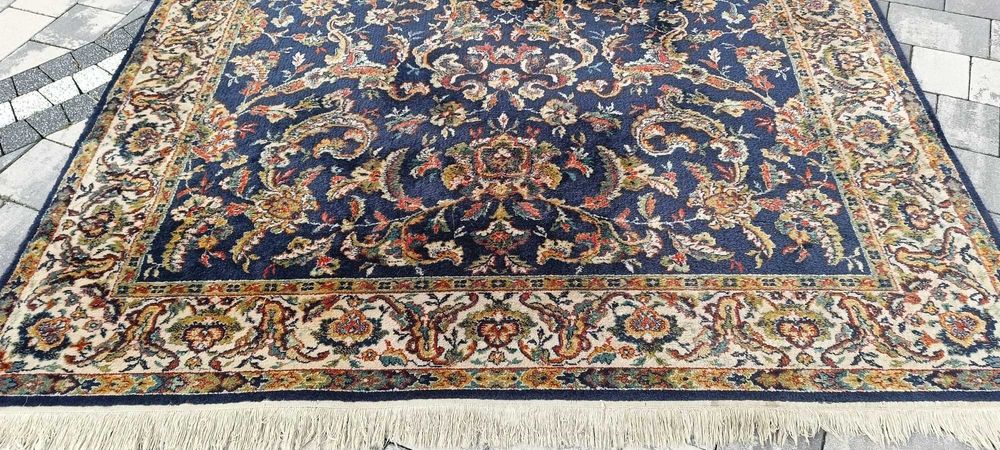 Keshan dywan wełniany tkany ręcznie 311 x 200 cm wełna