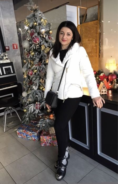 Куртка Roberta Biagi жіноча біла,розмір xs-s