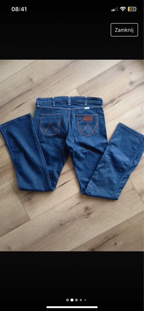 Spodnie bootcut wrangler 30/34