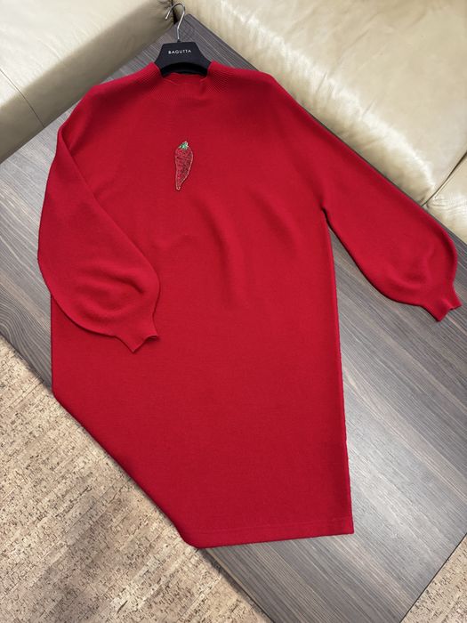 Сукня жіноча,DRYKORN,червоного кольору,100% wool,p.S