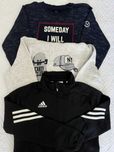 Roupa criança/menino - 9 anos - casaco adidas climalite + polo + sweat
