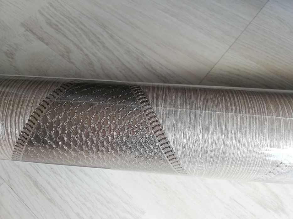 Rolo papel parede dourado - embalado!