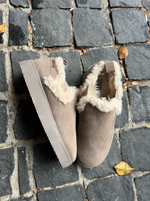 Туфлі тапки утеплені zara 34 р