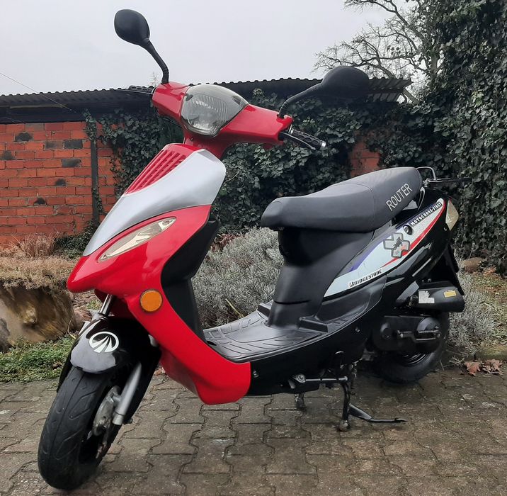 Zadbany skuter Romet Router Bassa 50 4t 2019r 1wł 5360km 60km/h