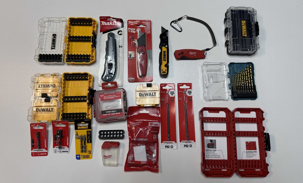Новий інструмент від Dewalt, Makita, Milwaukee, Vessel