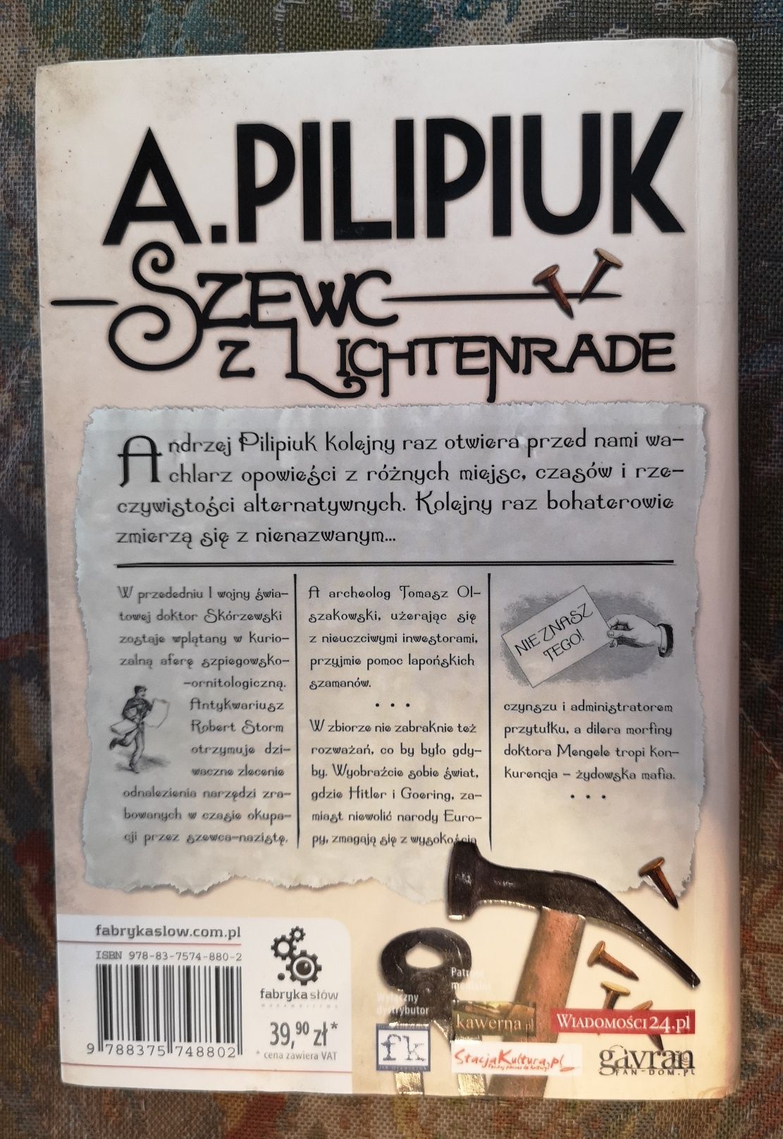 Szewc z Lichtenrade - Andrzej Pilipiuk - 2012 pierwsze I wydanie