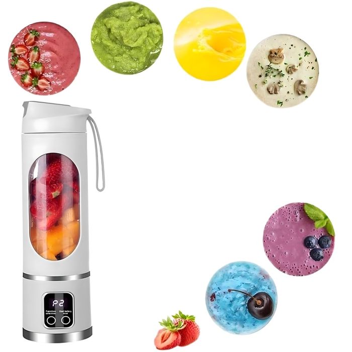 Blender Mikser Przenośny Bezprzewodowy Kielichowy USB Turystyczny 450